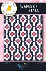 Waves of Stars Downloadable Pattern By Needle In A Hayes Stack