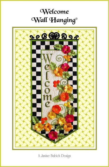Welcome Wall Hanging Quilt Pattern by Janine Babich Designs