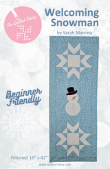Welcoming Snowman Downloadable Pattern by A Quilted Diary