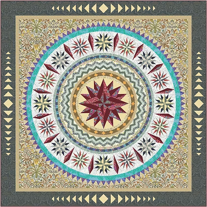 Whispering Currents Downloadable Pattern by Lakeview Qilting
