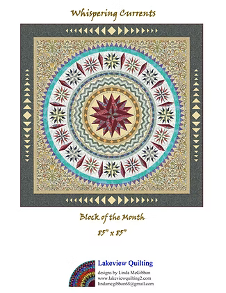 Whispering Currents Downloadable Pattern by Lakeview Quilting