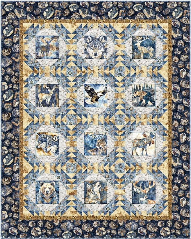 Wild Places Downloadable Pattern by Pine Tree Country Quilts