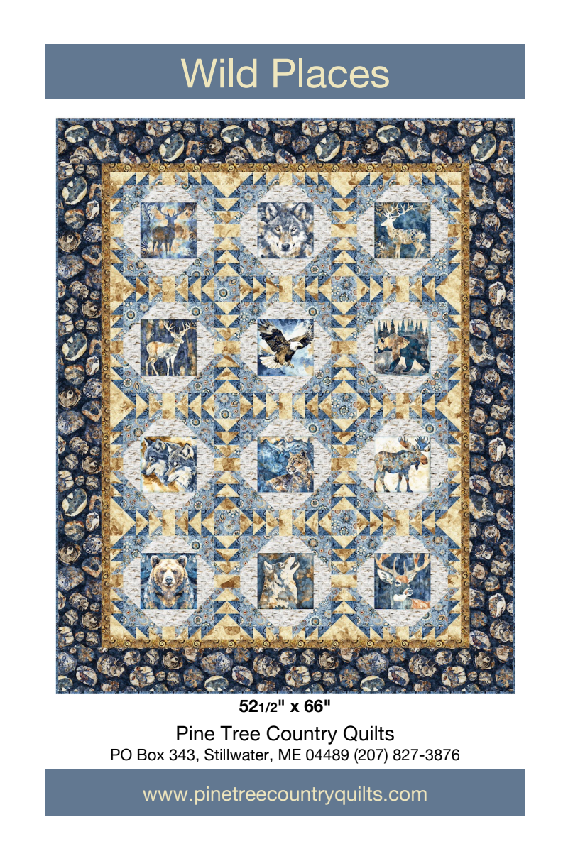 Wild Places Downloadable Pattern by Pine Tree Country Quilts