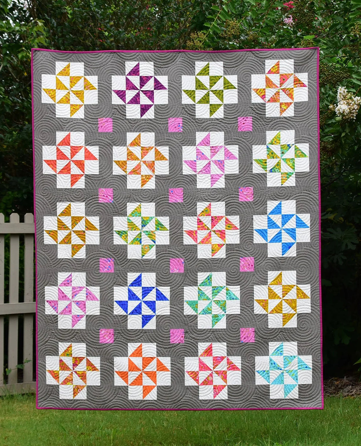 Windmill Quilt Pattern by Digital Windmill Pattern Found Here