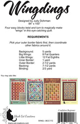 Back of the Wingdings Downloadable Pattern by Black Cat Creations