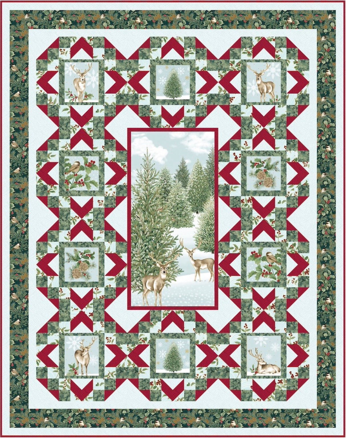 Winter Peace Downloadable Pattern by Pine Tree Country Quilts