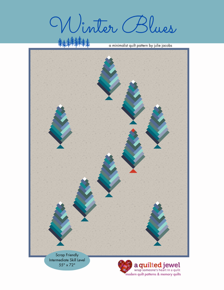 Winter Blues Downloadable Pattern by A Quilted Jewel