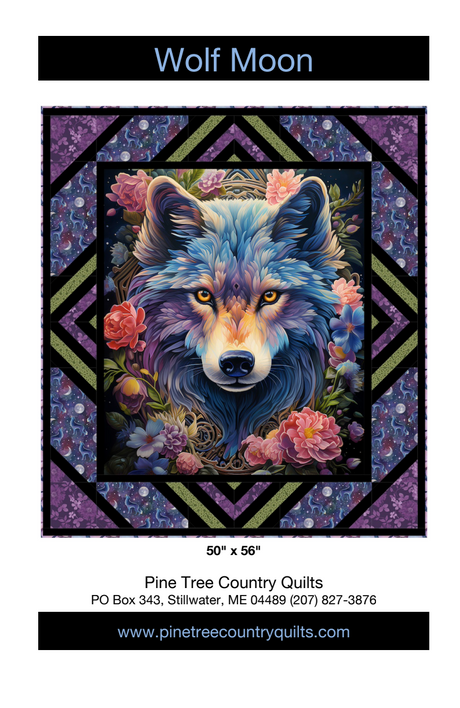 Wolf Moon Downloadable Pattern by Pine Tree Country Quilts