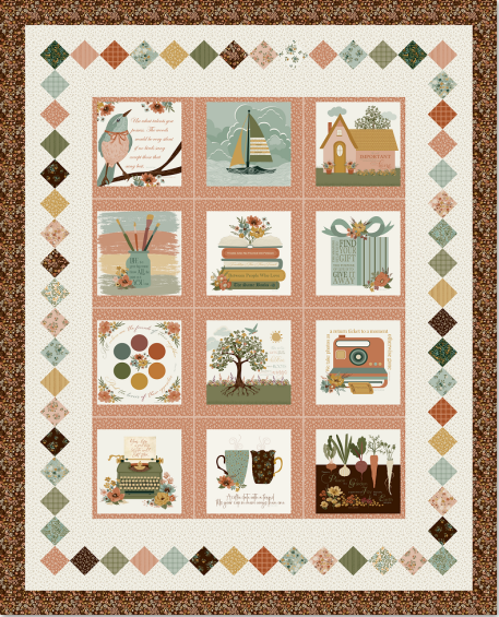 Worth Repeating Panel Quilt Free Downloadable Pattern by Riley Blake Designs