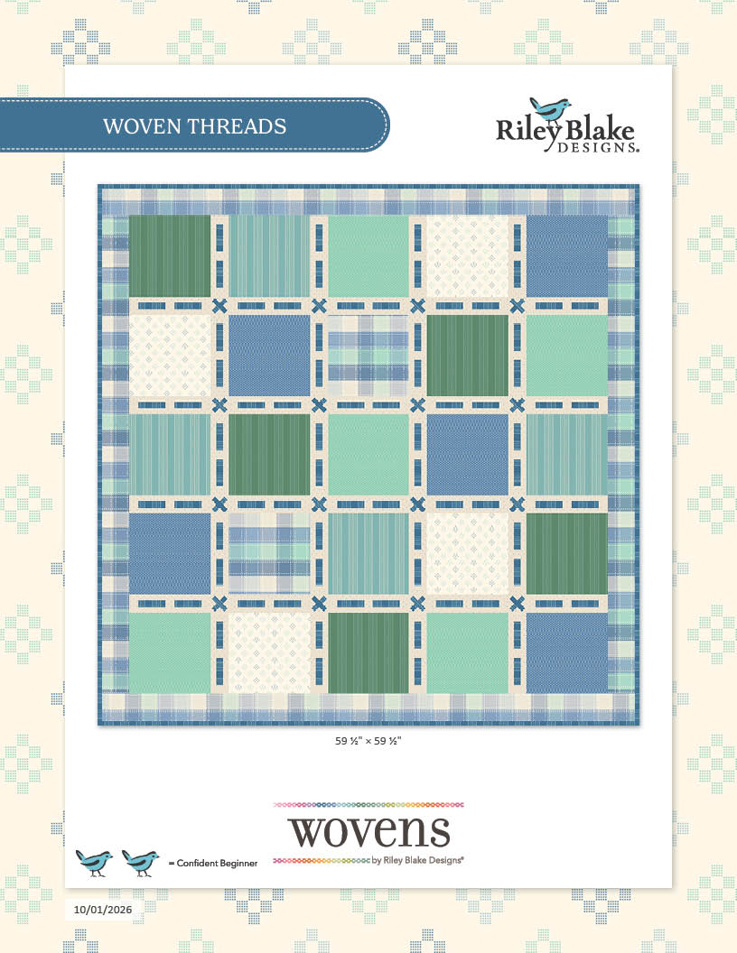 Woven Threads - Cozy Downloadable Pattern By Riley Blake Designs