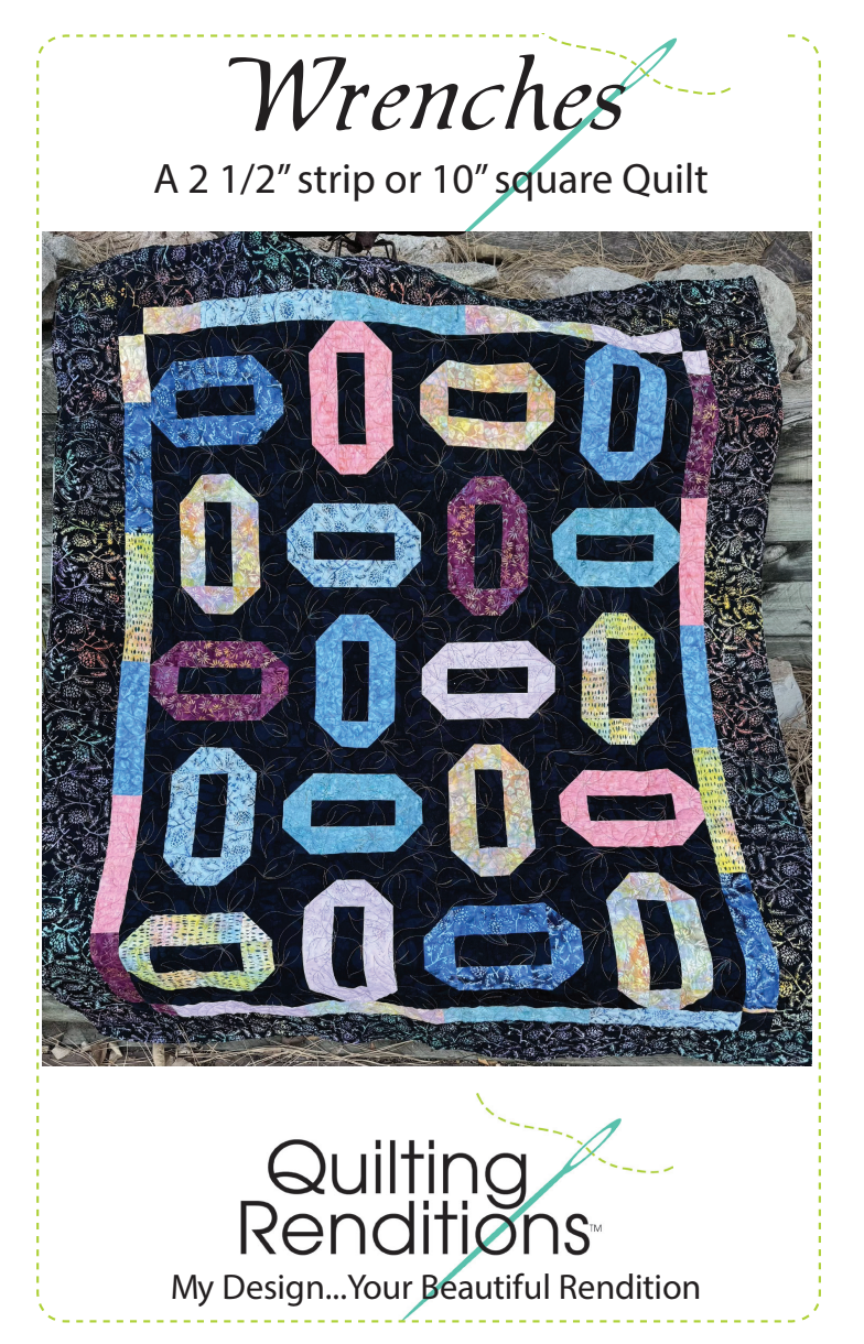 Wrenches Downloadable Pattern by Quilting Renditions