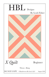 X Quilt Downloadable Pattern by Handwoven By Leah