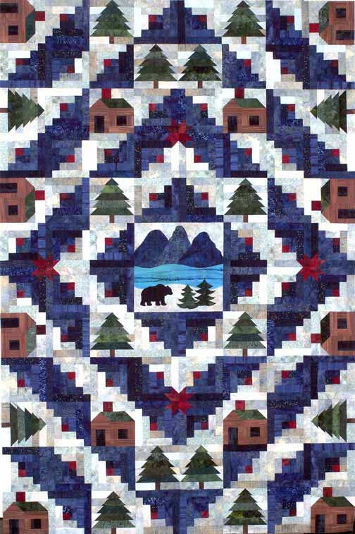 Yaak River Cabin Quilt Pattern by Animas Quilts Publishing