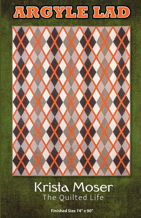Argyle Lad Quilt Pattern by Krista Moser, The Quilted Life