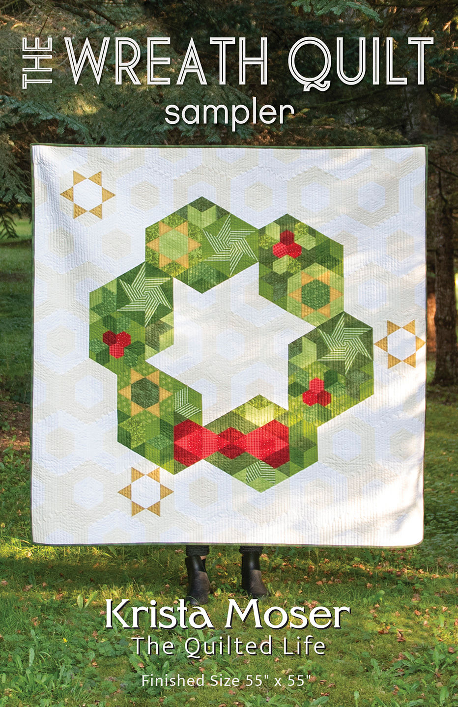 The Wreath Quilt Downloadable Pattern by Krista Moser, The Quilted Life