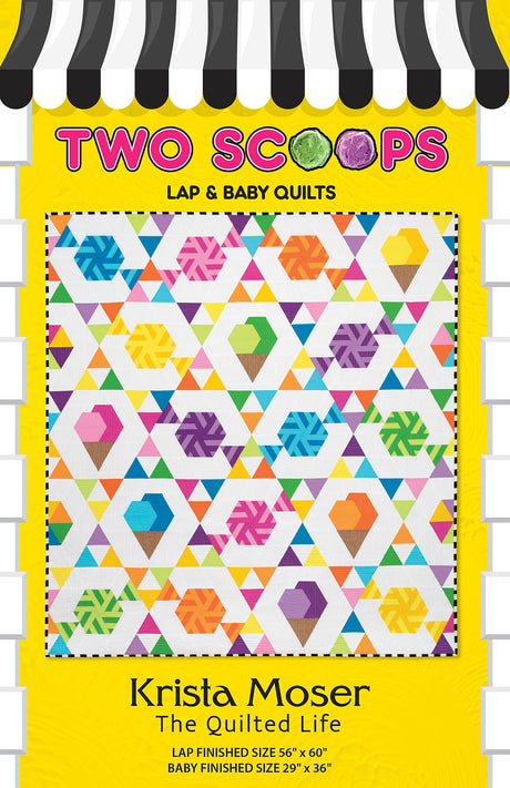 Two Scoops Downloadable Pattern by Krista Moser, The Quilted Life