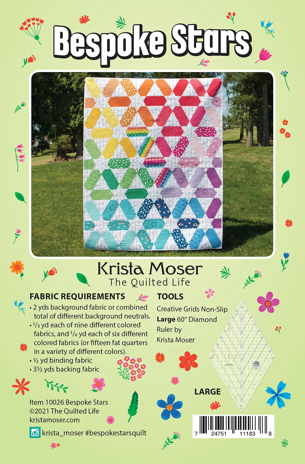 Bespoke Stars Quilt Pattern by Krista Moser, The Quilted Life