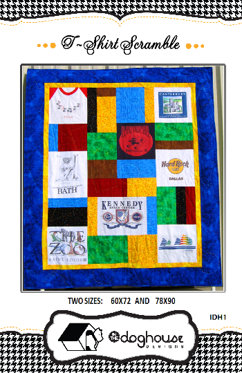T-Shirt Scramble Quilt Pattern by In The Doghouse Designs