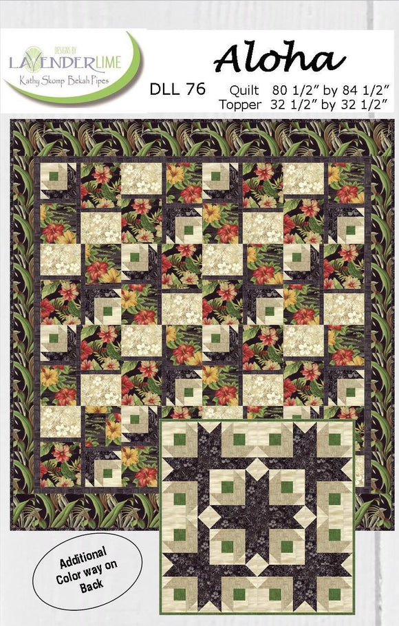 Aloha Downloadable Pattern by Lavender Lime Quilting