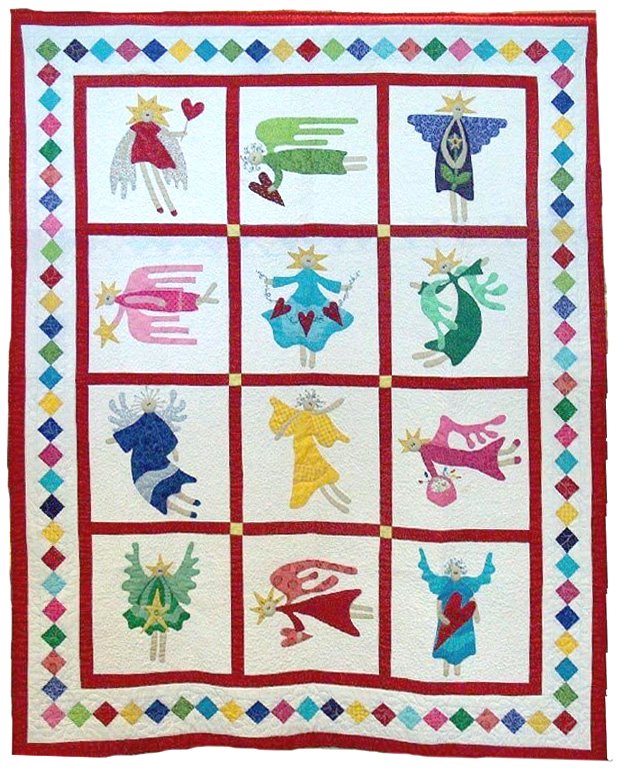 Angels Sampler Blocks - Complete Pattern Set by Come Quilt