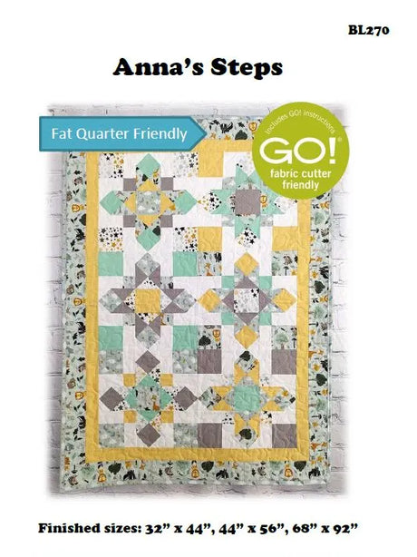 Anna's Steps Downloadable Pattern by Beaquilter