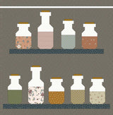Apothecary Quilt Pattern in Charmed & Treasured fabrics