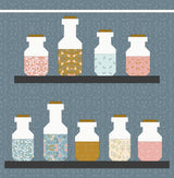 Apothecary Quilt Pattern in Petals & Hazel fabrics