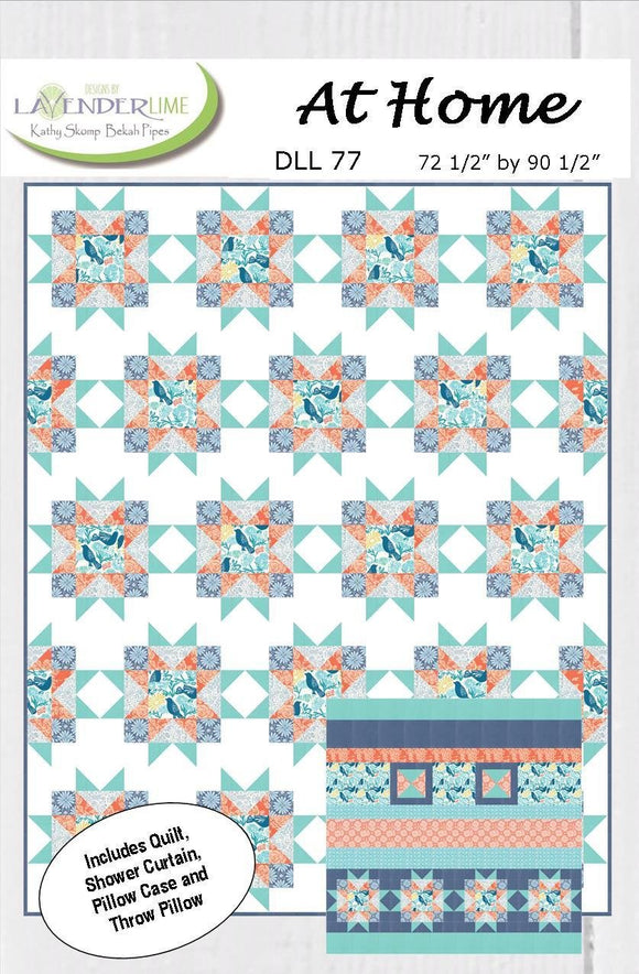 At Home Downloadable Pattern by Lavender Lime Quilting