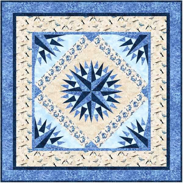 Atlantic Compass Quilt Pattern