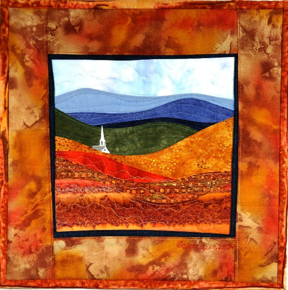 Accidental Landscapes - Autumn Hills Pattern by Quilted Lizard