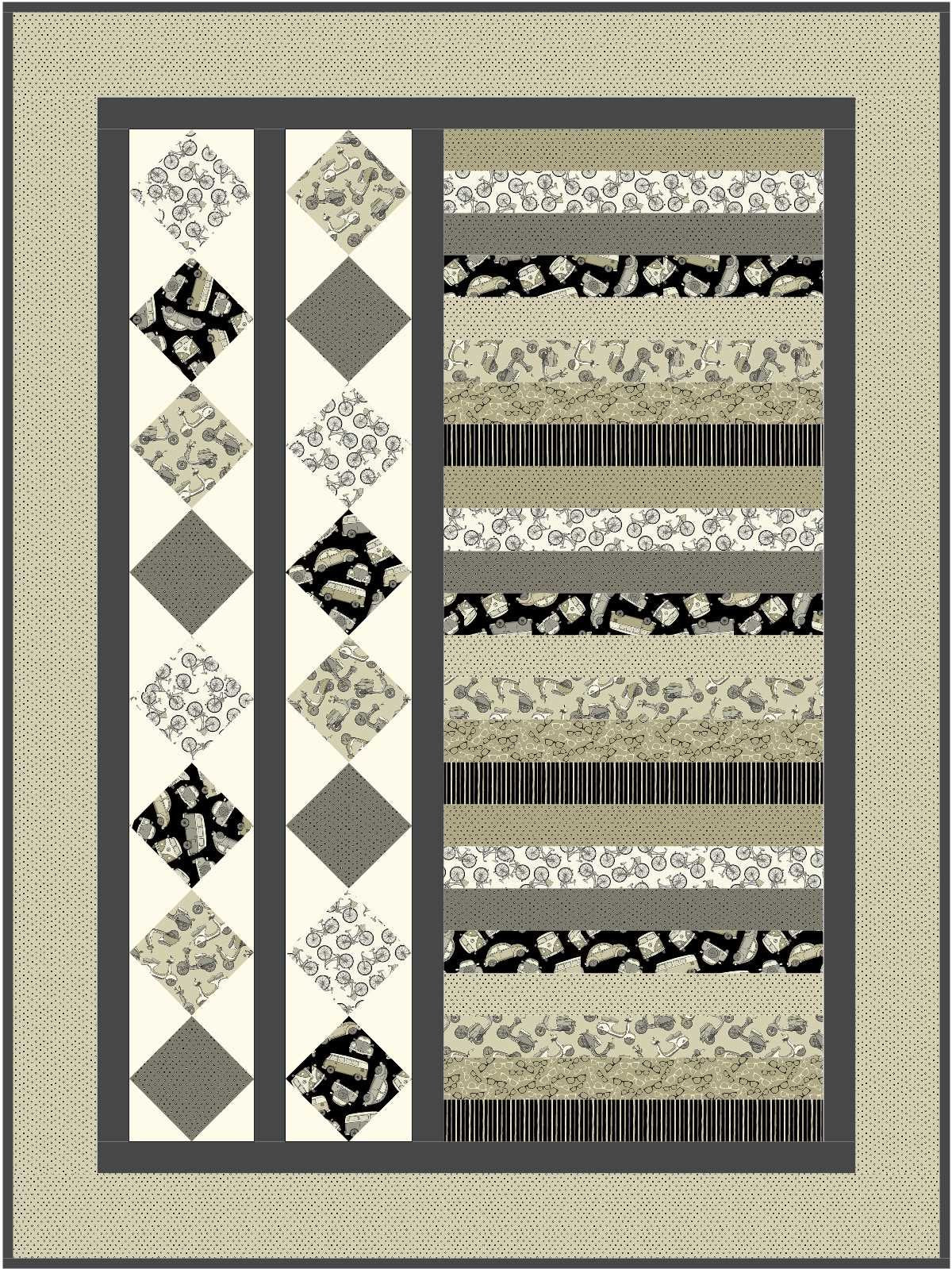 Away We Go Downloadable Pattern by Upper Canada Quiltworks