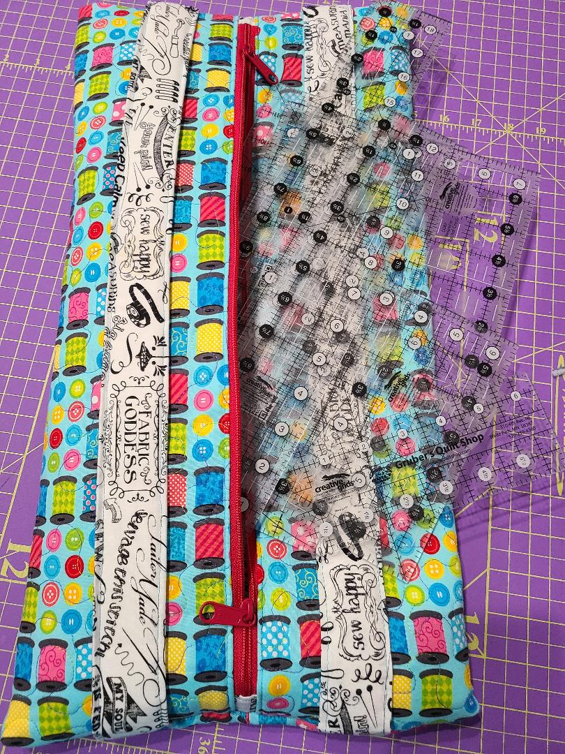 Moda Ruler Bag Ruler Bag Downloadable Pattern – Quilting Books Patterns and Notions