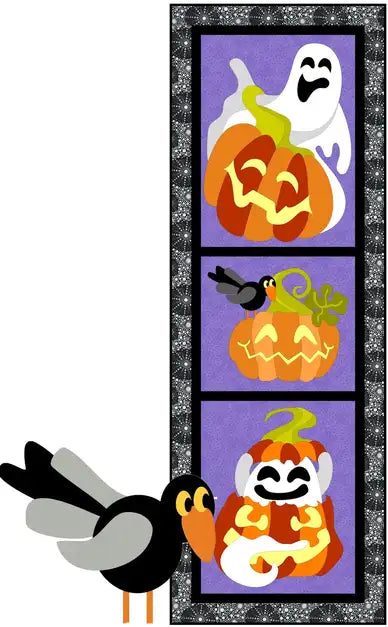Pumpkin Party, Door Banner 2 Downloadable Pattern