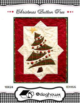 Christmas Button Tree Quilt Pattern by In The Doghouse Designs