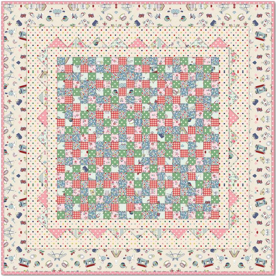 Be Brave FREE Downloadable Pattern shown in Cath Kidston® Signature Collection fabrics