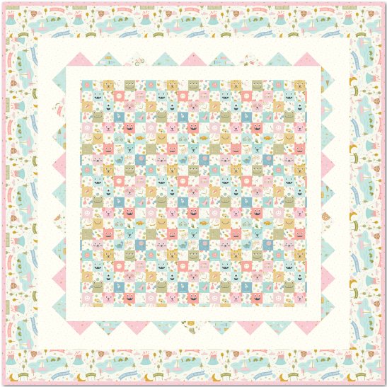 Be Brave FREE Downloadable Pattern shown in Brave Your Way fabrics