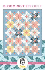 Blooming Tiles Quilt Downloadable Pattern in Love You to the Moon fabrics