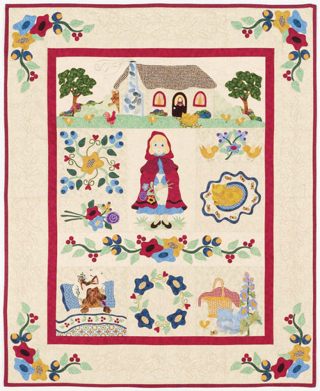 Little Red Riding Hood Book Quilt Pattern by P3 Designs