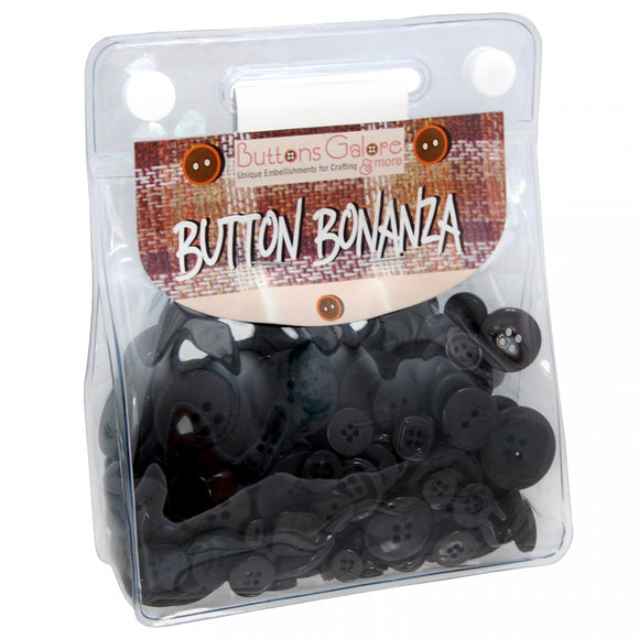 Button Bonanza Assortment Black