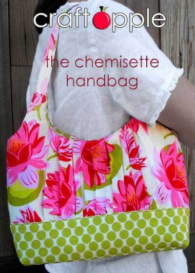 The Chemisette Handbag Pattern by Craft Apple Creations