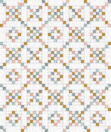 Candy Shoppe Quilt Downloadable Pattern in Petals & Hazel fabrics