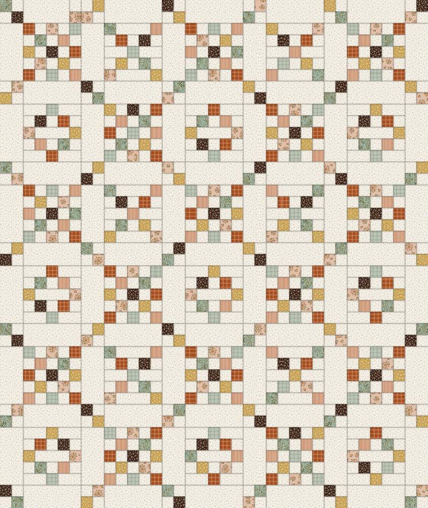Candy Shoppe Quilt Downloadable Pattern shown in Worth Repeating fabrics