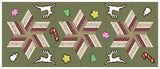 Candy Stripes Apron & Table Runner Downloadable Pattern in Charmed & Treasured fabrics