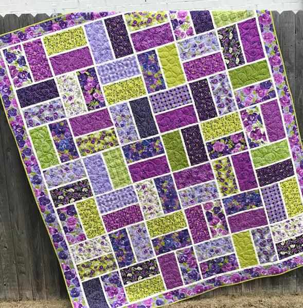 Bricktown Quilt Pattern by Cuddle Cat Quiltworks