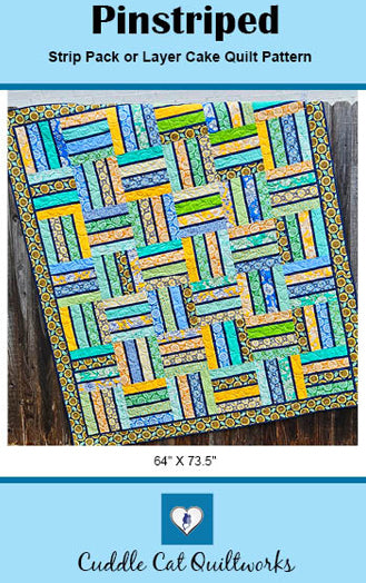 Pinstriped Quilt Pattern by Cuddle Cat Quiltworks