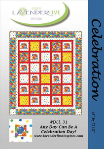 Celebration Quilt Pattern by Lavender Lime Quilting