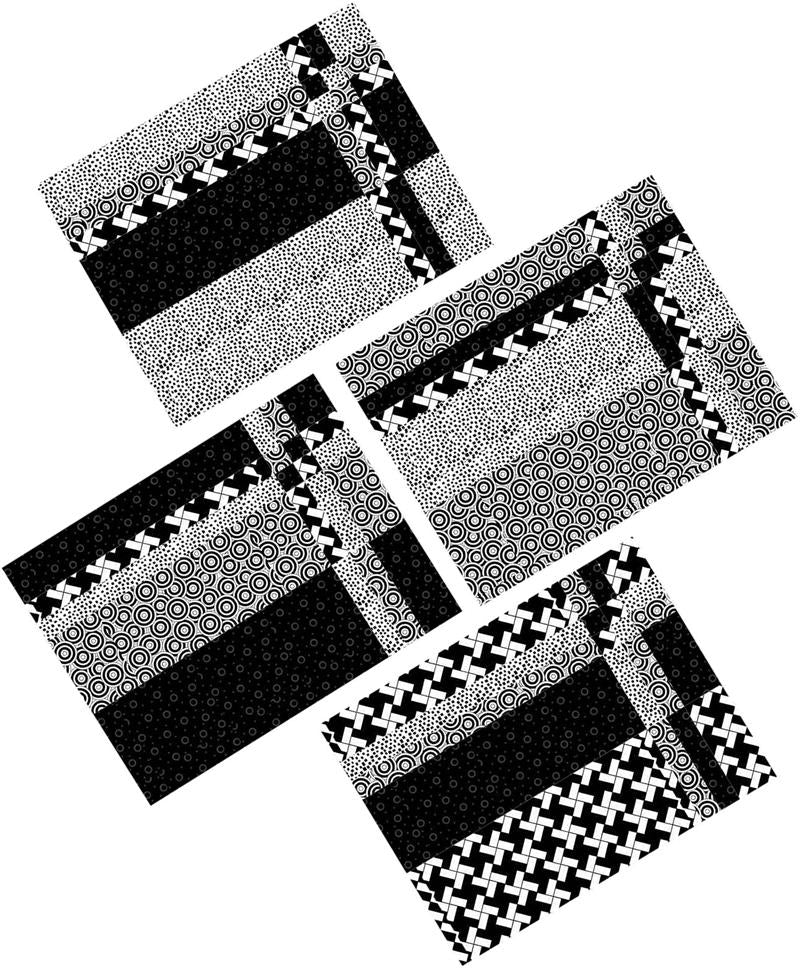 Take Four Placemat Set Pattern by Something Sew Fine Quilt Design