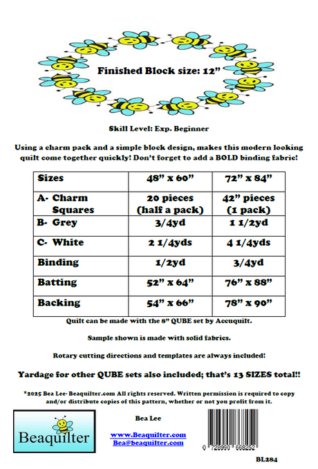 Charming Stars Downloadable Pattern by Beaquilter