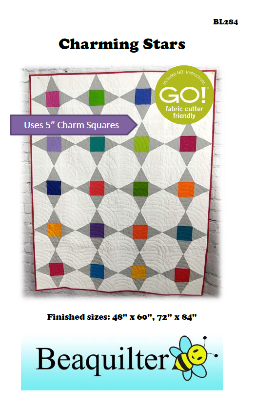 Charming Stars Downloadable Pattern by Beaquilter