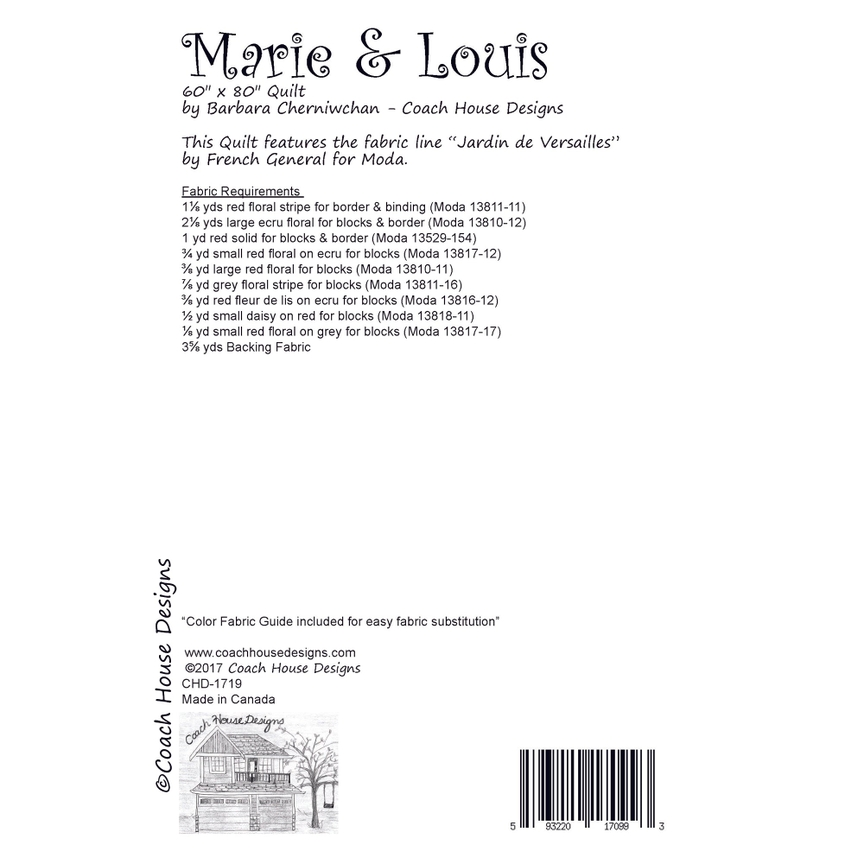 Marie & Louis Quilt Pattern